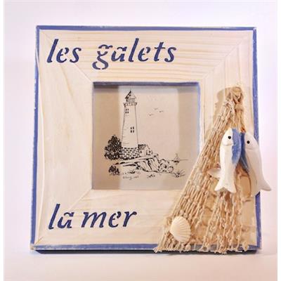 Cadre photo les galets, la mer