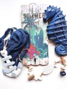 Filet de peche deco " sun and sea "