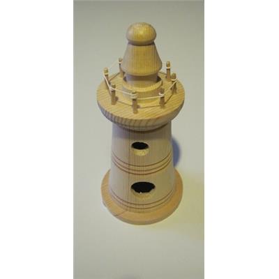 Phare ( 2 ) en pin 17,5 cm