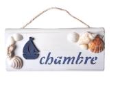 Plaque chambre bord de mer